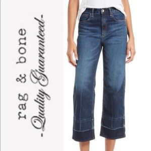 rag & bone clermont Lou high-rise crop size 26